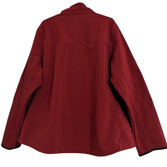 Port Authority Women Burgundy Mercedes Benz Water Repellent Outdoor Jacket 3XL - Picture 7 of 7